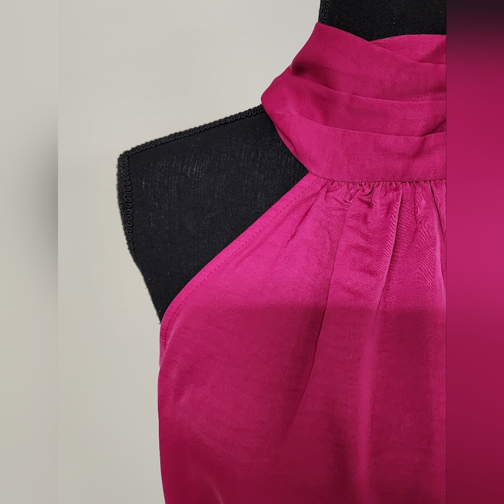 🔥NWT🔥SZ XSMALL Women's Satin Halter Top - A New Day - Picture 5 of 9